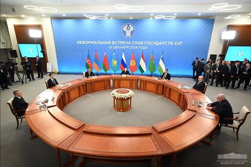 The President of Uzbekistan participated in an informal meeting of the CIS heads of state.